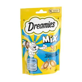 Dreamies Cat Treats Salmon & Cheese 60 g