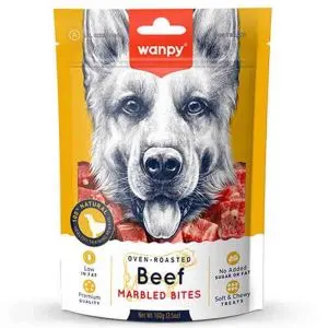 Wanpy Beef Marbled Bites Dog Treat