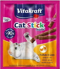 Vitakraft Cat Stick Mini 3pc Turkey & Lamb Treats