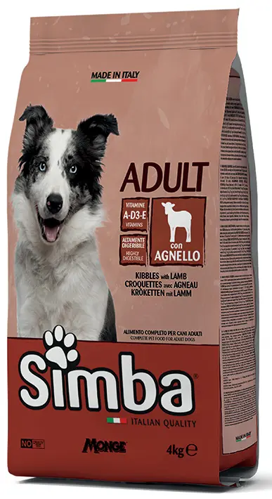 Simba Adult Dog Kibbles with Beef 20kg