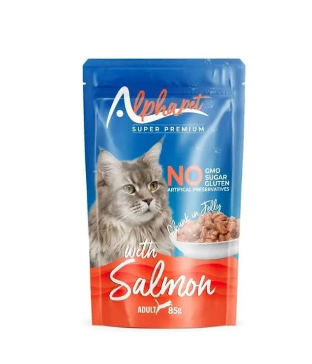 Alpha pet Cat Wet Food Salmon 85g