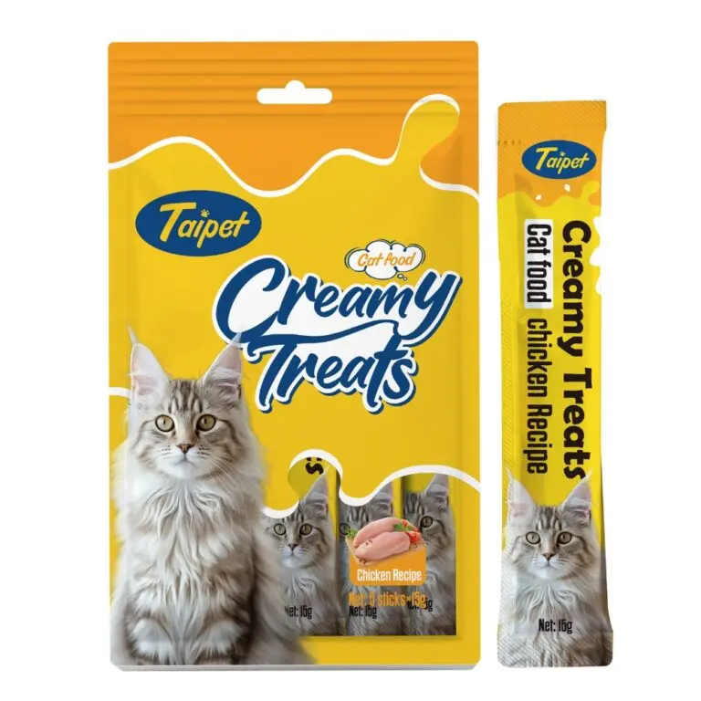 taipet cat creamy treats chicken recipe 5*15g