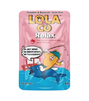 LOLA & CO Cat Pouch Tuna Topping Kanikama in Jelly 80g 