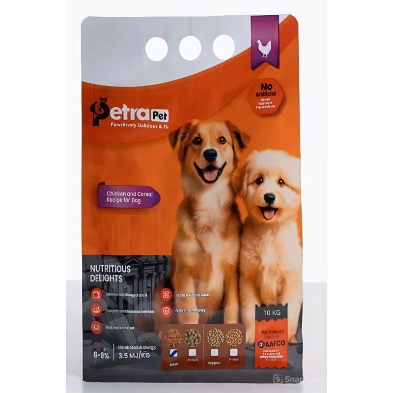 petra pet Dog Dry Food With Chicken 2kg