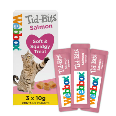 Webbox Tid-Bits with Salmon, 30g x 3