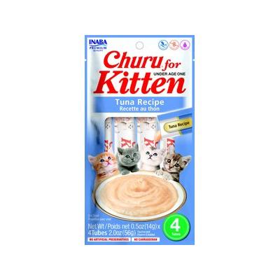 Inaba Churu Tuna Lickable Kitten Treats - 14g x 4 Pcs
