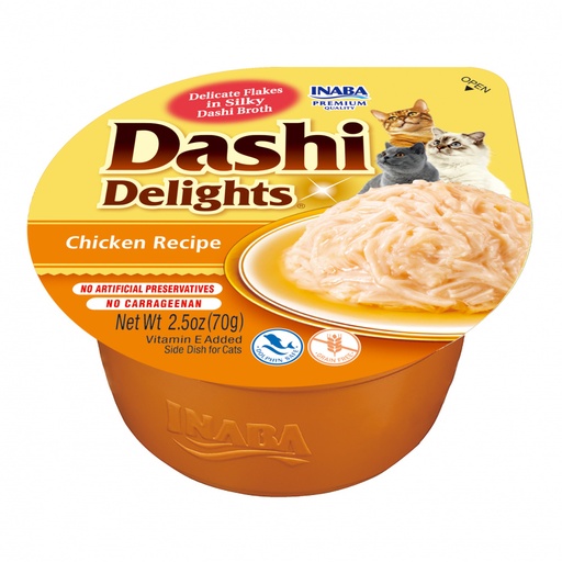 Dashi Delights Chicken, Tuna & Scallop Flakes in Broth 70g