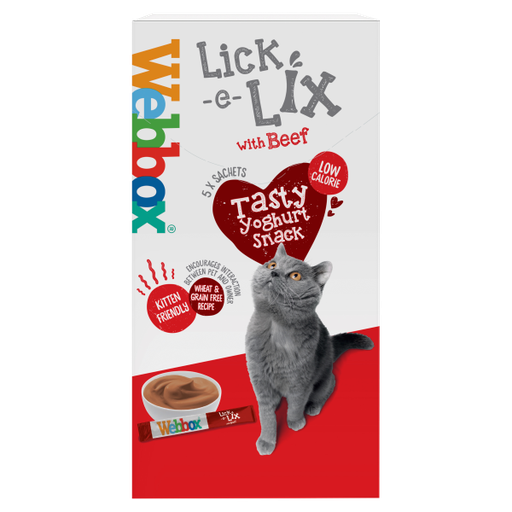 Webbox - Lick-E-Lix Beef, 5 x 15g - PETWISE