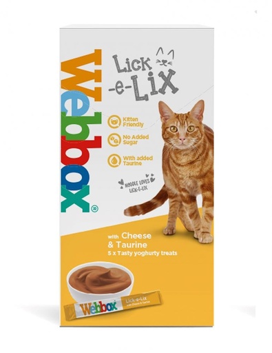 Webbox Tasty Sticks with Cheese & Taurine, 6 Sticks