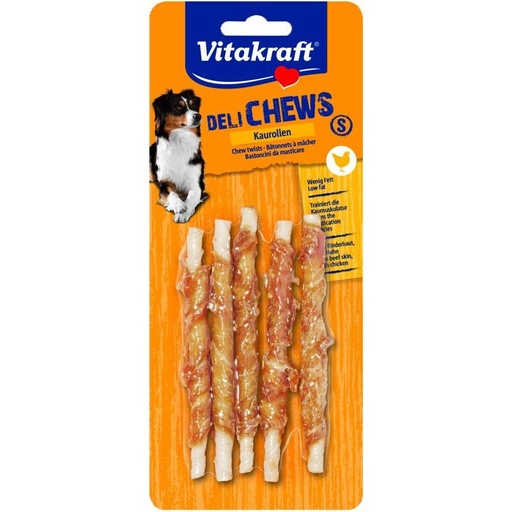Vitakraft Deli Chews Chicken Sticks for Small Dogs, 5 pcs