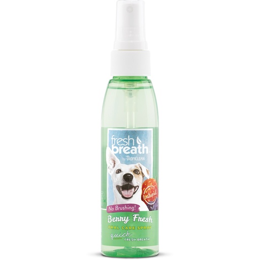 TropiClean Berry Fresh Oral Care Spray for Dogs - 118ml
