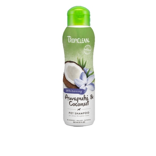 TropiClean Awapuhi & Coconut Whitening Pet Shampoo - 355ml