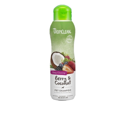 Tropiclean Dog Shampoo Berry & Coconut 355ml