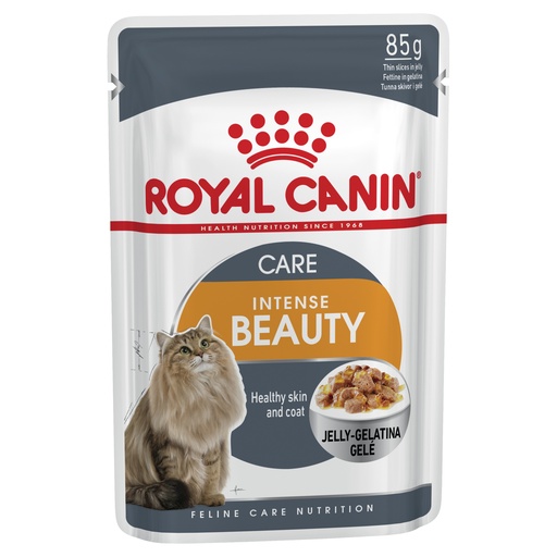 Royal Canin Hair & Skin Care Jelly Cat Food Pouch - 85g