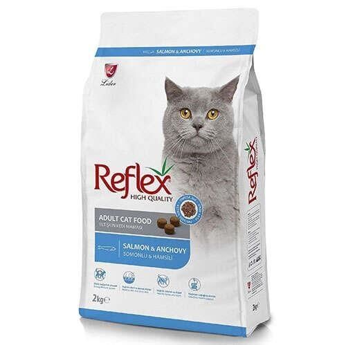 Reflex Dry Food for Adult Cats with Salmon and Anchovy, 2 kg