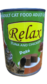 Relax Cat Canned Tuna and Ground Chicken - 375g
