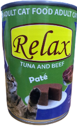 Relax Cat Canned Veal and Ground Tuna - 375g