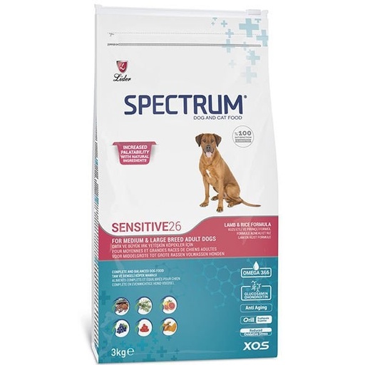 Spectrum Adult Dog Food Sensitive 26 - 3 Kg