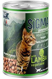 Sigma Premium Lamb Canned Cat Food - 400 g