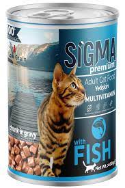 Sigma Premium Fish Canned Cat Food - 400 g