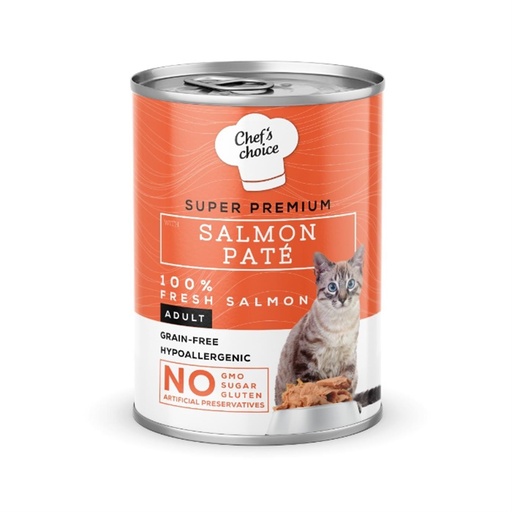 Chef's Choice Salmon Pate Cat Canned Food - 400g