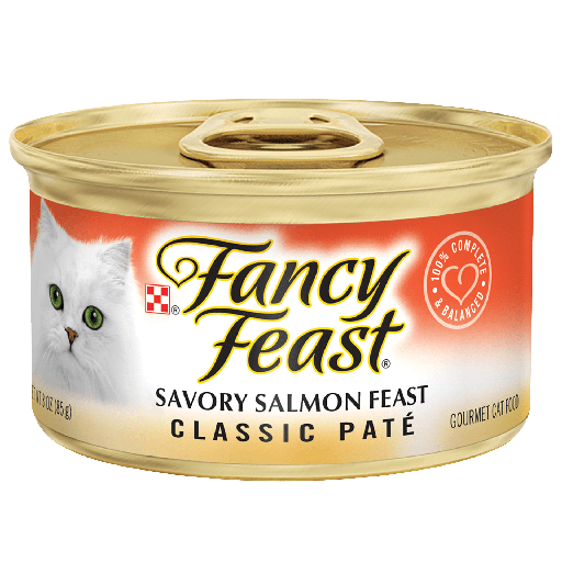 Fancy Feast Savory Salmon Pate Wet Cat Food - 85g