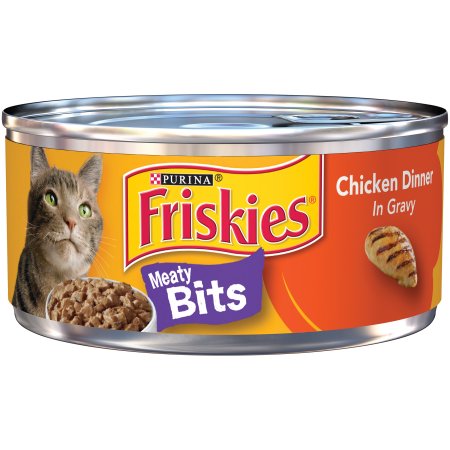 Friskies Meaty Bits and Chicken, Wet Cat Food, 5.5oz