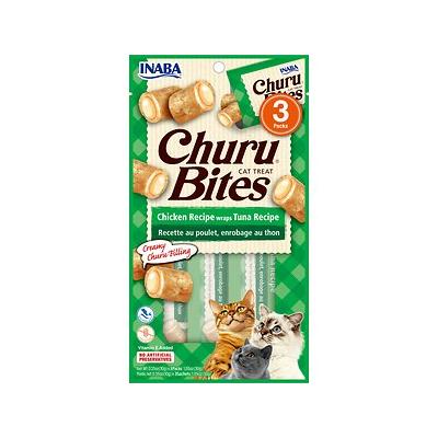 Inaba Churu Bites Cat Treats, Chicken & Tuna 3x10g