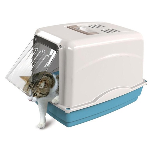 فيكي - مرحاض مغلق للقطط 54×39×39 سم