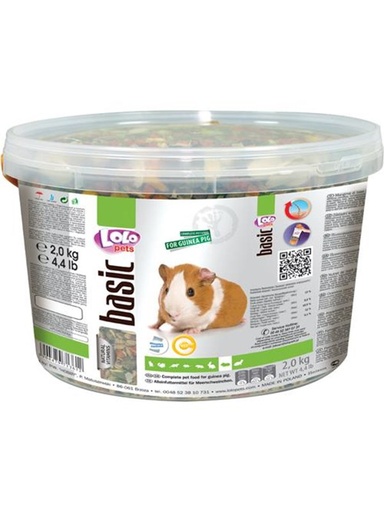 [LO-71361] لو لو بيتس - طعام كامل للارنب الهندي، 2 كجم