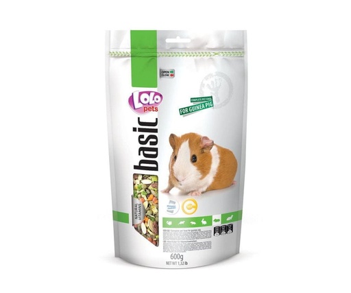 [LO-70134] LoLo Pets Frute Complete Guinea Pig Food - 600g 