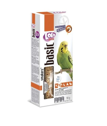 [LO-72107] LoLo Honey Smakers for Budgies - 90g 