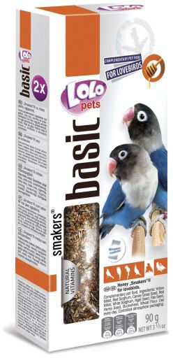 [LO-72607] LoLo Honey Smakers for Lovebirds - 90g 