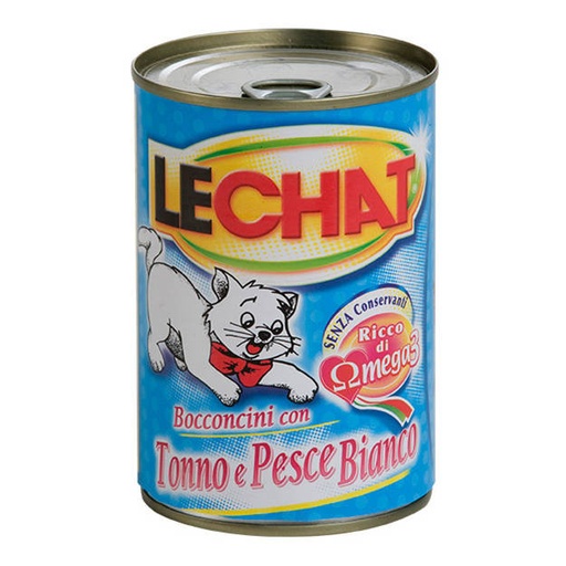 LECHAT Chunkies with Tuna and Ocean Fish 400g