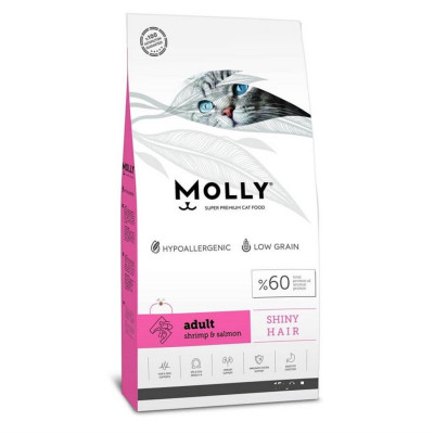 Molly Shrimp & Salmon Adult Cat Food 15 kg
