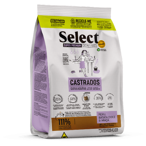 Select Dry Food for Neutered Cats - 1.5 kg