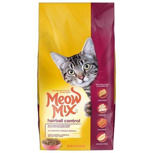 Meow Mix Hairball Control - 2.86 kg
