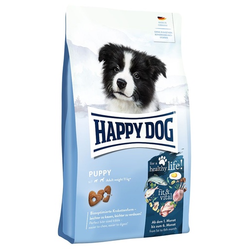 Happy Dog Supreme Puppy Dry Dog Food Poultry, Lamb, Fish 10kg