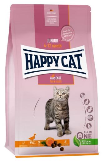 Happy Cat Junior Cat Food Grainfree Duck 4kg