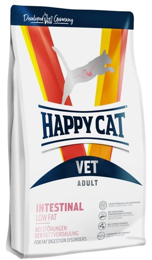 Happy Cat VET Diet Intestinal Low Fat 1 Kg for Adult Cats