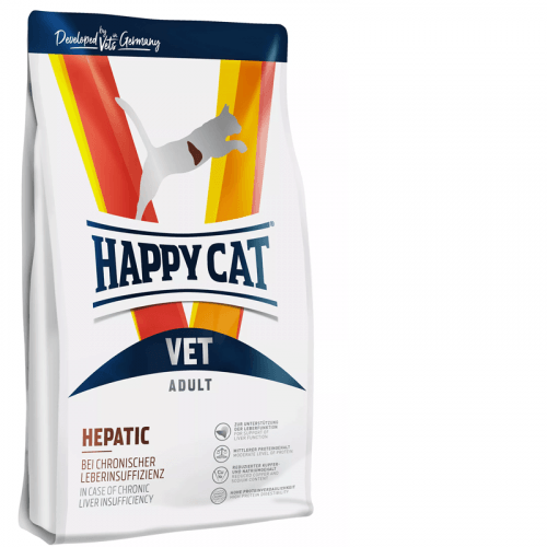 Happy Cat Vet Diet Hepatic 1 Kg for Adult Cats