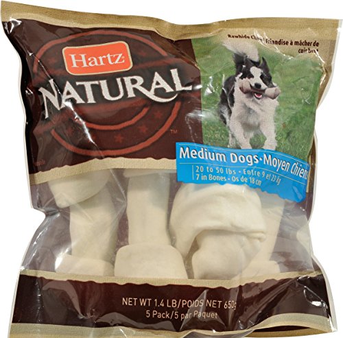 Hartz Natural Rawhide Bone 7" Bone