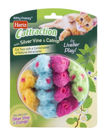 Hartz Cattraction Silver Vine & Catnip Cat Toys
