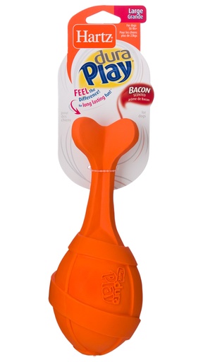 Hartz DuraPlay Bacon Scented Rocket Dog Toy - Large