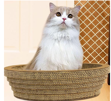 Cardboard Cat Scratcher Bowl 45 cm