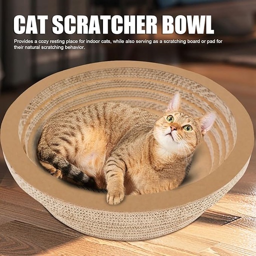 Cardboard Cat Scratcher Bowl 50 cm