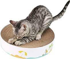 Round cardboard cat scratcher - 55 cm