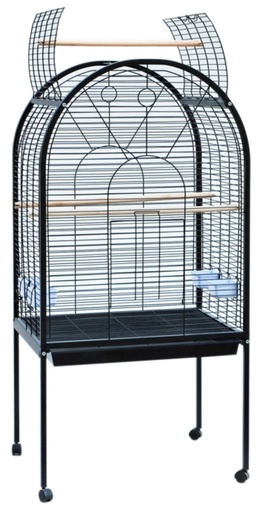 Parrot cage with external stand - 82*77*164 cm