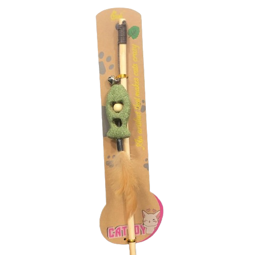 لعبة قطط عصا كات نب شكل سمكة