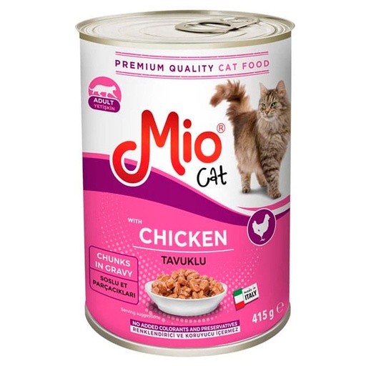 Mio wet Cat Food with Chicken 415g